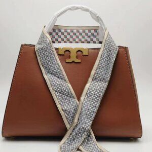 Brand new Tory Burch brown handbag.